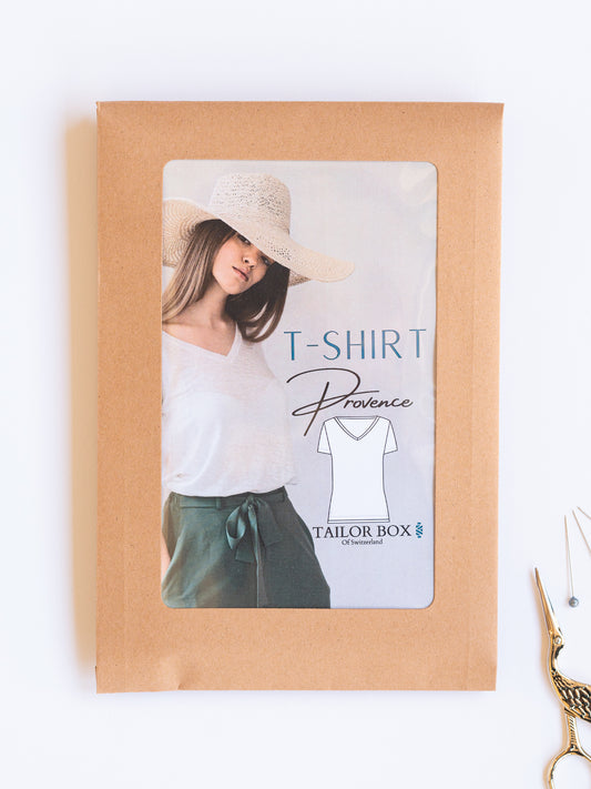 Papierschnittmuster, T-Shirt Provence